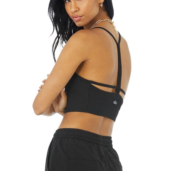 Alo Ribbed Crop Tank - Picture 3 of 5